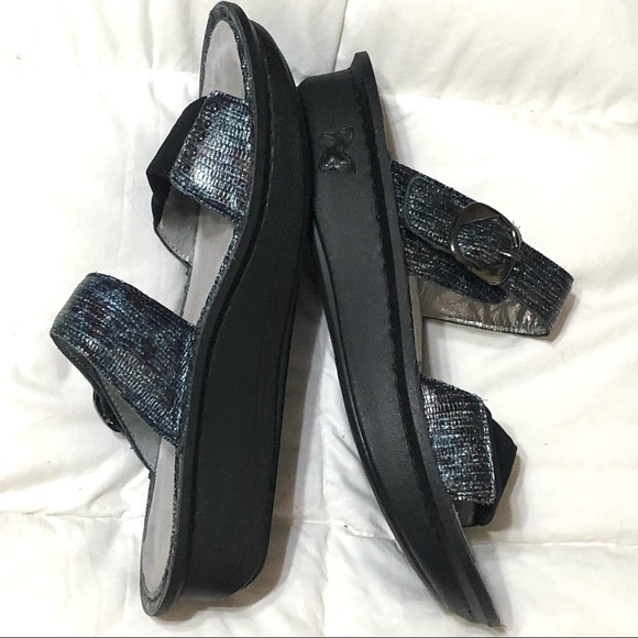 Alegria Keara Rainbow Casual Slip On Slide Platform Sandals Kea-292 39 9-9.5 - Picture 6 of 8